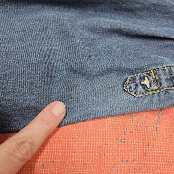Vivienne Westwood‎ Anglomania Denim Shirt M Western Rodeo Artsy Art you Wear - Picture 5 of 13